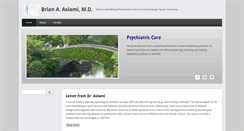 Desktop Screenshot of brianaslamimd.com